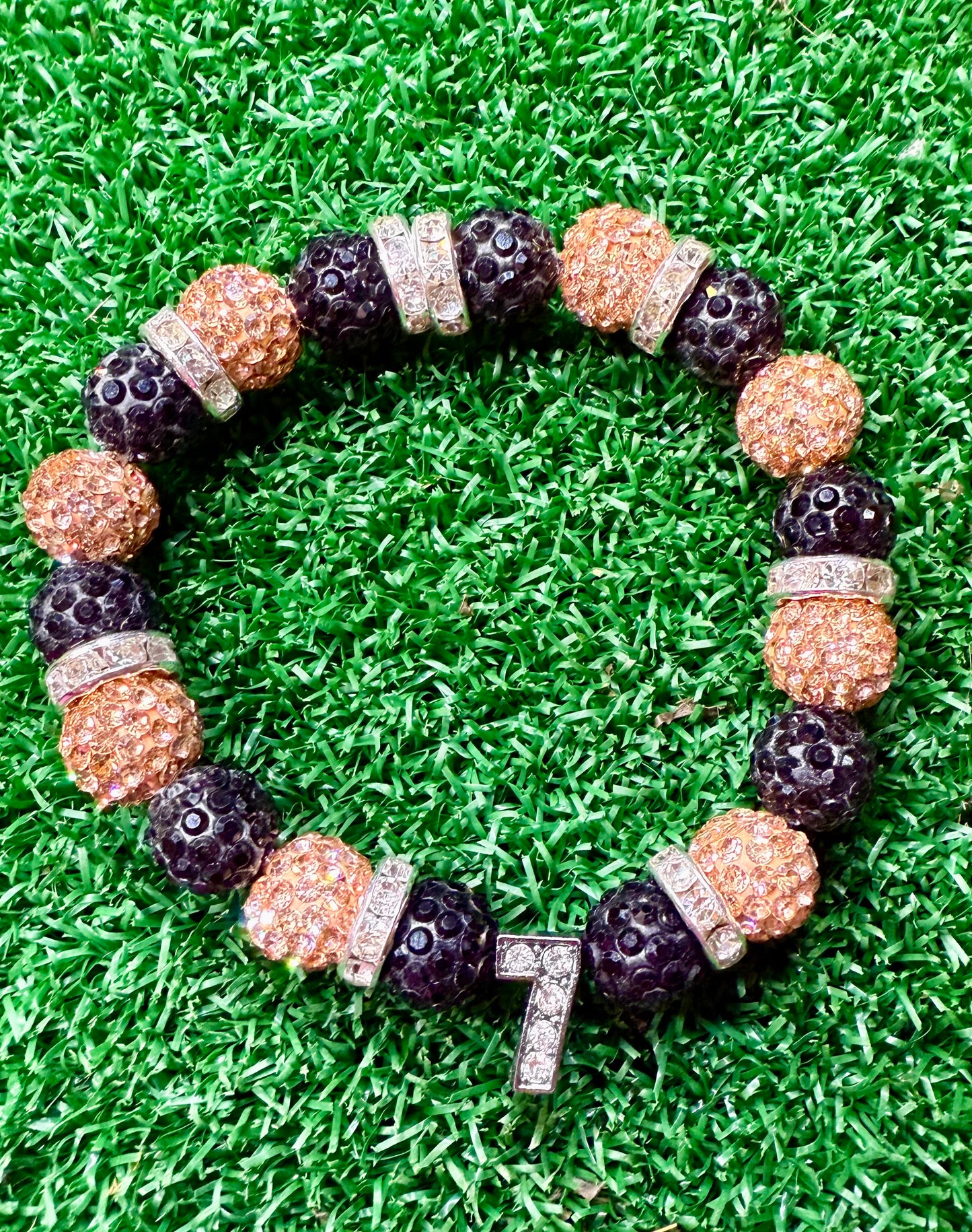 Custom Fan Bracelet | Number or Initials