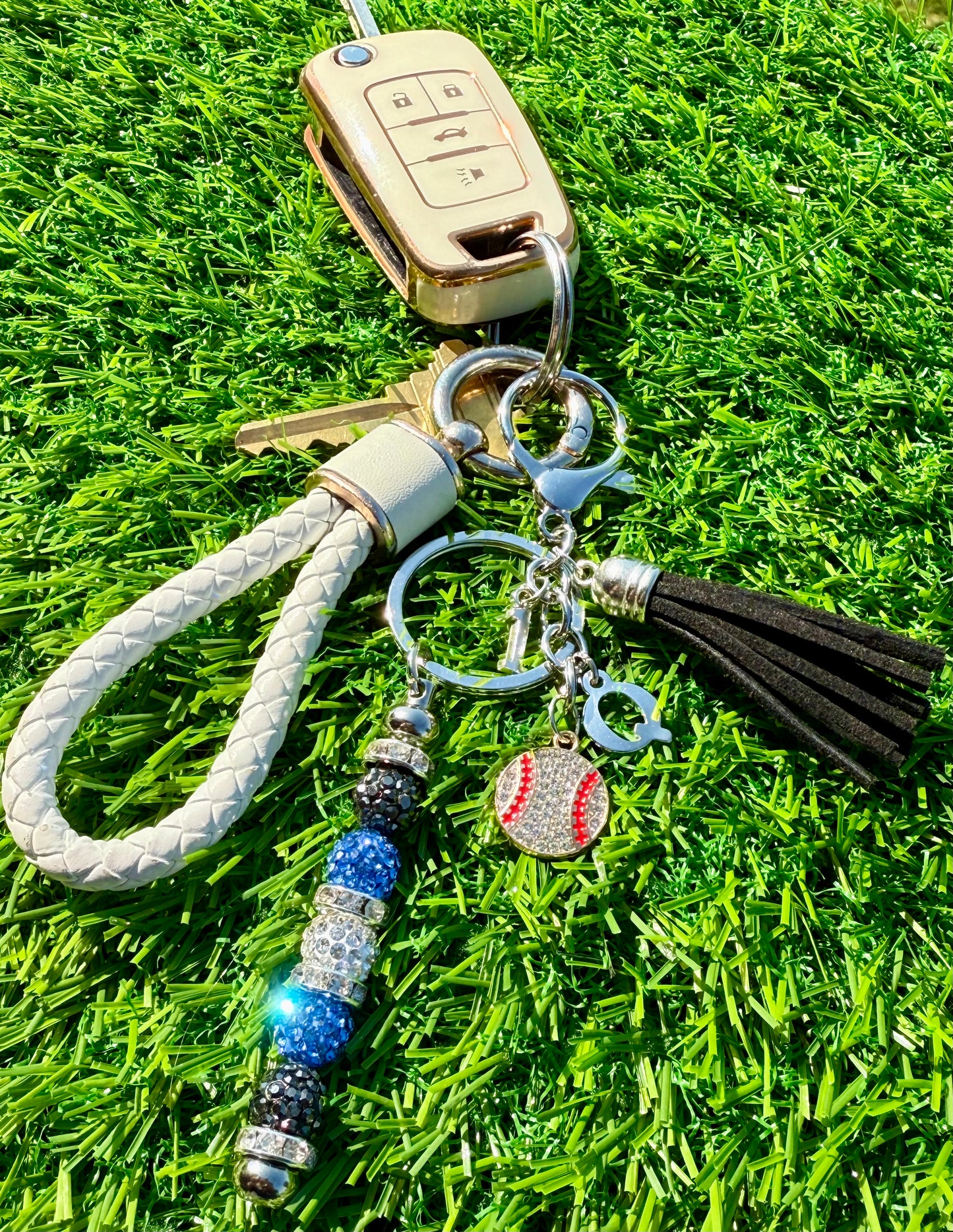 Custom Fan Keychain | Number or Initials